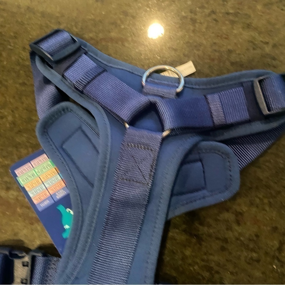 Top Paw harness for DOGS: Size L in a rich blue colour and adjustable comfort - Picture 10 of 11